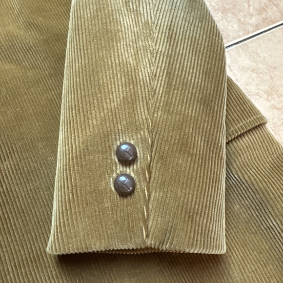 Vintage Kmart Corduroy Blazer Jacket Brown Sz 42R Japan Made 100% Cotton‎ 80s - Picture 2 of 11
